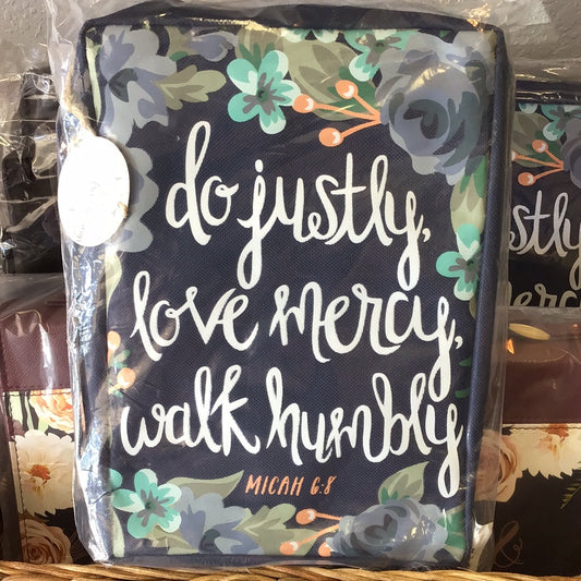 Do Justly, Love Mercy, Walk Humbly Bible Case