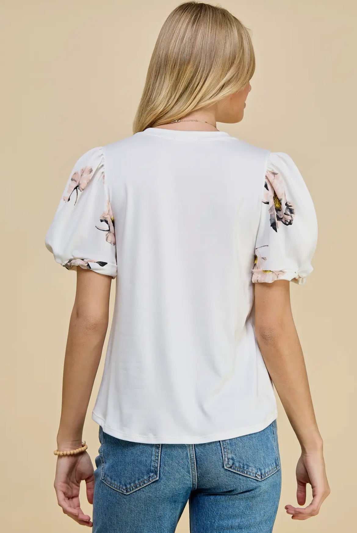 Floral Sleeves Blouse